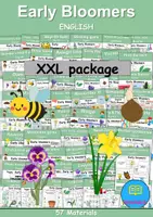 Vorschau - Unterrichtsreihen - Materialpaket - Frühblüher / Early Bloomer XXL ENGLISCH - Wortschatzpaket - Deckblatt