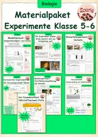 Vorschau - Stundenentwürfe - Experimente-Sammlung Bio Klasse 5 & 6 - Deckblatt