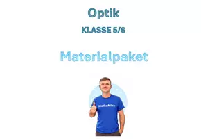 Vorschau - Mal- und Bastelvorlagen - Materialpaket Optik Klasse 5/6 - Deckblatt