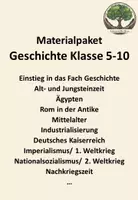 Vorschau - Stundenentwürfe - Materialpaket Geschichte Klasse 5 - 10 - Deckblatt