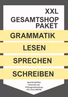 Vorschau - Spiele - DaZ / DaF Gesamtpaket A1–B2 – Grammatik · Lesen · Sprechen · Schreiben | DTZ · TELC · GOETHE - Deckblatt
