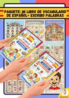 Vorschau - Fördermaterial/Inklusion - Paquete: mi libro de vocabulario de español+ ESCRIBO PALABRAS - Deckblatt