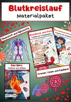 Vorschau - Arbeitsblätter - Blutkreislauf Materialpaket: Herz, Gefäße & Sauerstofftransport - Deckblatt