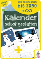 Vorschau - Mal- und Bastelvorlagen - Kalender basteln: zum Selbstgestalten – 2026 bis 2050!! – KUNST Grundschule (A4 hoch) - Deckblatt