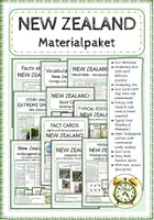 Vorschau - Arbeitsblätter - NEW ZEALAND - Materialpaket - Deckblatt