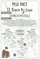 Vorschau - Unterrichtsreihen - Stoffwechselphysiologie I: Fotosynthese | Biologie 13 | komplette Unterrichtsreihe | sofort einsetzbares mega Materialpaket - Deckblatt