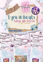 Vorschau - Unterrichtsreihen - XXL Materialpaket: Lyrik in Beats - Songs als Poesie | Songtextanalysen | Einführung Lyrik (7. / 8. / 9. Klasse, Deutsch | Poetry | Musik | Songtext) - 13 fertige Unterrichtsstunden mit Lösungen - Deckblatt