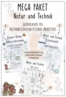 Vorschau - Stundenentwürfe - Labor Start: Sicherheitsbelehrung, Laborführerschein, Messzirkel | Natur und Technik 5 | sofort einsetzbare Unterrichtsreihe - Deckblatt