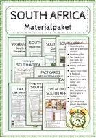 Vorschau - Arbeitsblätter - SOUTH AFRICA - Materialpaket - Deckblatt