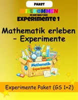 Vorschau - Arbeitsblätter - Experimente-Paket Mathematik – Muster erkennen & Zusammenhänge verstehen - Deckblatt