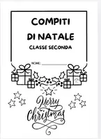 anteprima - Esercizi - Compiti natalizi - Pagina di copertina