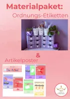 Vorschau - Fördermaterial/Inklusion - Der, die, das im Alltag – Komplettset aus Etiketten & Artikelplakaten - Deckblatt