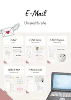 Vorschau - Arbeitsblätter - E-Mail verfassen - Unterrichtsreihe (Klasse 3/4) - Deckblatt