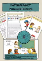 Vorschau - Stundenentwürfe - Materialpaket Possessive Pronouns - Deckblatt