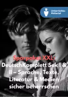Vorschau - Unterrichtsreihen - DeutschKomplett Sek I & II – Sprache, Texte, Literatur & Medien sicher beherrschen | Großes Unterrichts-Sparpaket für systematischen Kompetenzaufbau - Deckblatt