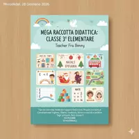 anteprima - Materiale di supporto/inclusione - Raccolta di materiali CLASSE 3 ELEMENTARE - Pagina di copertina