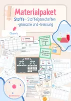 Vorschau - Arbeitsblätter - Materialpaket - Stoffe, Stoffeigenschaften, -gemische & -trennung - Deckblatt