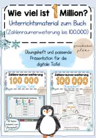 Vorschau - Unterrichtsreihen - Materialpaket: Zahlenraum bis 100.000 (Wie viel ist eine Million?) - Deckblatt