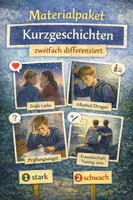 Vorschau - Arbeitsblätter - Materialpaket 2fach differenziert Kurzgeschichten FS Lernen - Deckblatt