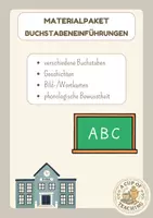 Vorschau - Bildkarten - Materialpaket: Buchstabeneinführungen - Deckblatt