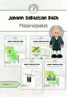 Vorschau - Mal- und Bastelvorlagen - Johann Sebastian Bach - Materialpaket - Deckblatt