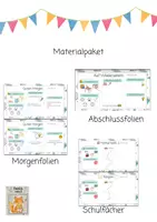 Vorschau - Präsentationen/Tafelbilder - Ritual-Folien Grundschule, Morgenstart, Stundentransparenz & Abschluss - Deckblatt