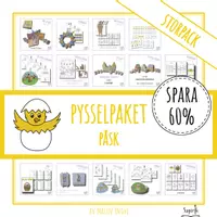 förhandsvisning - Materialpaket - Pysselpaket PÅSK - försättsblad