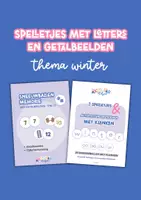 Voorbeeld - Winter - rekenen en letters - Voorblad