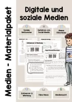 Vorschau - Stundenentwürfe - Digitale und soziale Medien - Materialpaket - Deckblatt