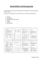 Vorschau - Arbeitsblätter - Materialpaket Werkzeugkunde - Deckblatt