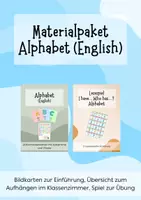 Vorschau - Spiele - Materialpaket Alphabet (English) - Deckblatt