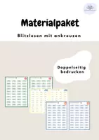 Vorschau - Anderer Materialtyp - Materialpaket: Blitzlesen - Deckblatt