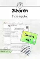 Vorschau - Arbeitsblätter - Materialpaket Zuhören Klasse 3-5 - Deckblatt