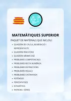 Vista previa - Unidades / Secuencias / Situaciones de Aprendizaje - PAQUET DE MATERIALS: MATEMÀTIQUES CICLE SUPERIOR - Portada