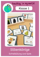 Vorschau - Arbeitsblätter - Materialpaket Silbenkönige Klasse 1 (wachsend) - Deckblatt