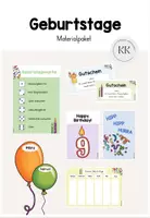 Vorschau - Spiele - Geburtstag - Klassengeburtstag - Materialpaket - Deckblatt