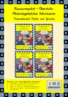 Vorschau - Bildkarten - Klausurenpaket - Oberstufe: Materialgestütztes Informieren - Deckblatt