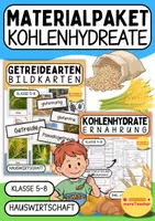 Vorschau - Arbeitsblätter - Kohlenhydrate - Deckblatt