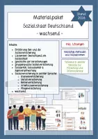 Vorschau - Stundenentwürfe - Materialpaket Sozialstaat Deutschland 2026 (wachsend) - Deckblatt