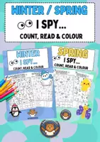 Vorschau - Mal- und Bastelvorlagen - Winter / Spring: I Spy... (Count, Read & Colour) (Bundle) - Deckblatt