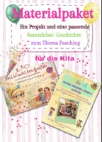 Vorschau - Mal- und Bastelvorlagen - Materialpaket „Fasching“ für die Kita - Deckblatt
