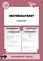 Vorschau - Arbeitsblätter - Materialpaket Geometrie Klasse 5 - Deckblatt