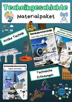 Vorschau - Arbeitsblätter - Technikgeschichte & Erfindungen Materialpaket: Antike bis zur Digitalisierung - Deckblatt