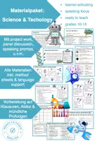 Vorschau - Arbeitsblätter - Materialpaket: Science & Technology - Deckblatt