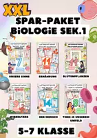 Vorschau - Stundenentwürfe - MEGA Spar-Paket Biologie Sek.1 | 6 vollständige Unterrichtsreihen, Biologie 5.-7. Klasse - Deckblatt