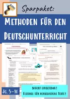 Vorschau - Stundenentwürfe - Methoden für den Deutschunterricht | flexibel & direkt einsetzbar | Klasse 5–10 - Deckblatt
