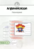 Vorschau - Arbeitsblätter - Materialpaket Argumentieren KL 3/4 - Deckblatt