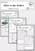 Vorschau - Unterrichtsreihen - Materialpaket: Allein in der Wildnis - Deckblatt