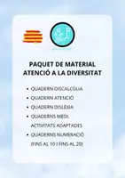 Vista previa - Unidades / Secuencias / Situaciones de Aprendizaje - PAQUET DE MATERALS: ATENCIÓ A LA DIVERSITAT - Portada