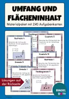 Vorschau - Stationenlernen - Materialpaket: Umfang und Flächeninhalt ebener Figuren - Deckblatt